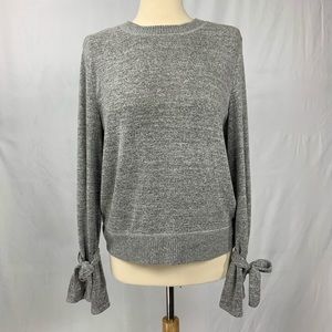 Abercrombie & Fitch Grey Bow Sleeve Sweater
